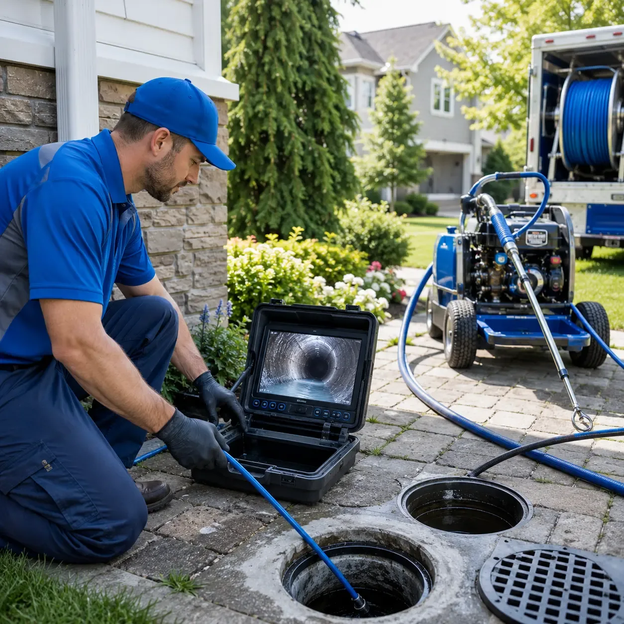 Outdoor drain cleaning professionals serving Big Rapids, MI