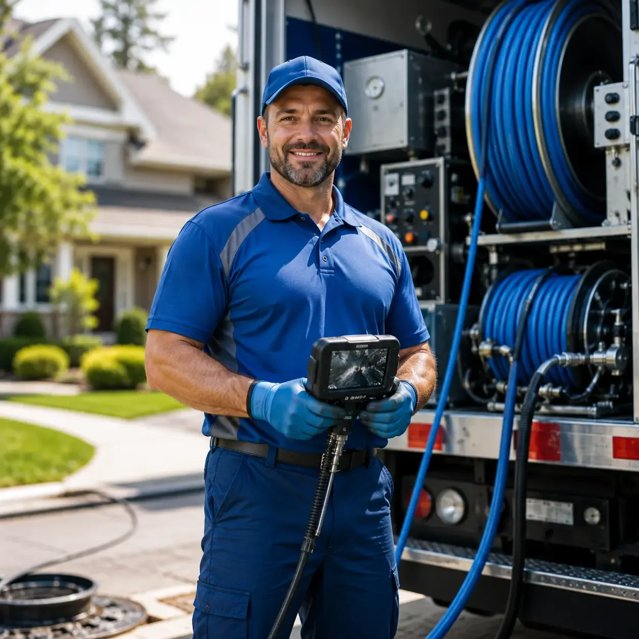Local outdoor drain cleaning specialists in Big Rapids, MI